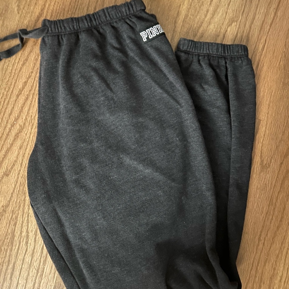 PINK! Joggers size small. Warn in and soft.